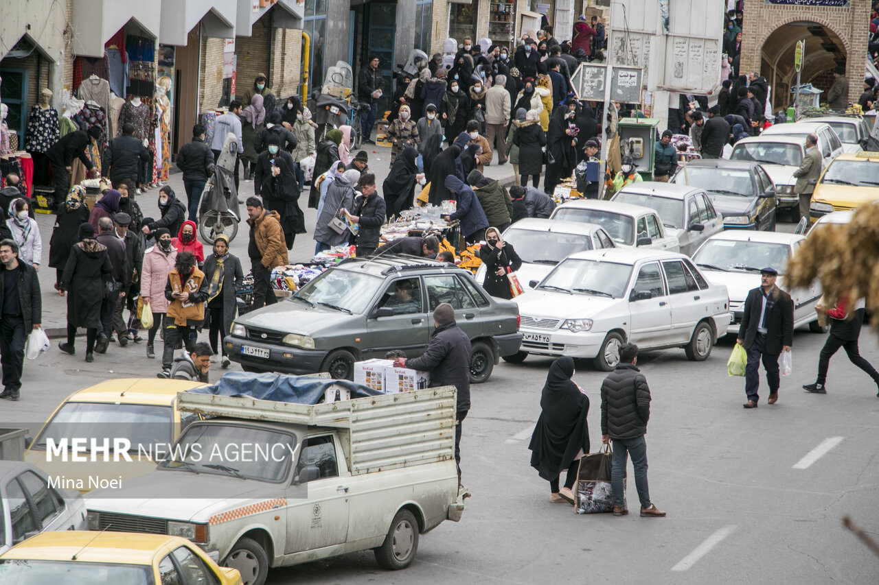 حال و هوای بازار تبریز در آستانه عید نوروز