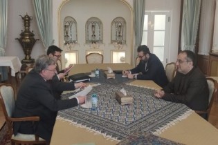 دیدار برجامی اولیانوف با اعضای نمایندگی دائم ایران در وین