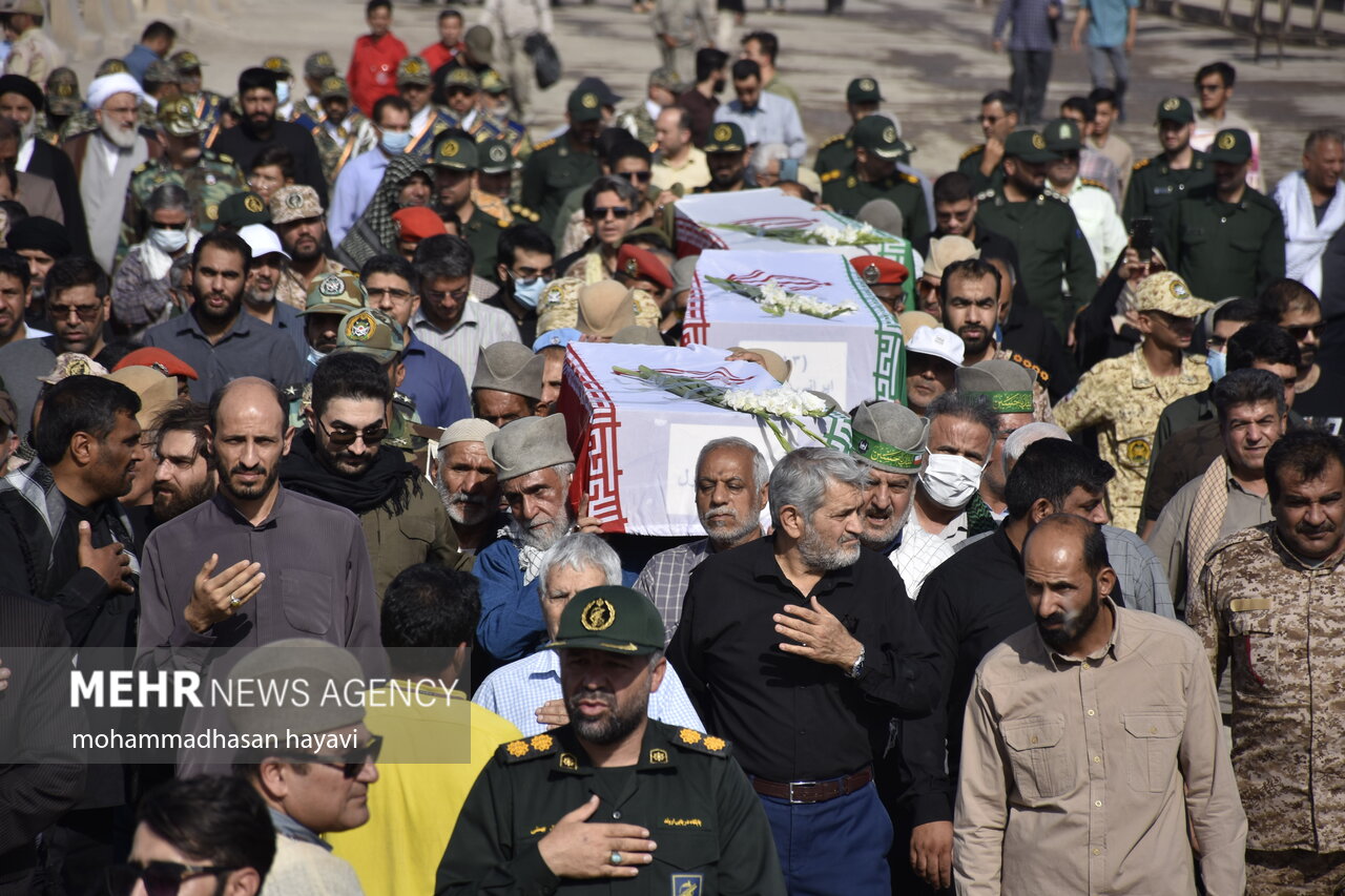 بازگشت پیکر مطهر ۳۵ شهید دوران دفاع مقدس از طریق مرز شلمچه