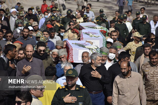 بازگشت پیکر مطهر ۳۵ شهید دوران دفاع مقدس از طریق مرز شلمچه