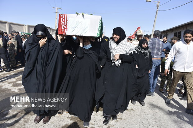 بازگشت پیکر مطهر ۳۵ شهید دوران دفاع مقدس از طریق مرز شلمچه