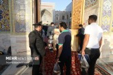 تصاویر / نماز عید سعید قربان در حرم مطهر رضوی