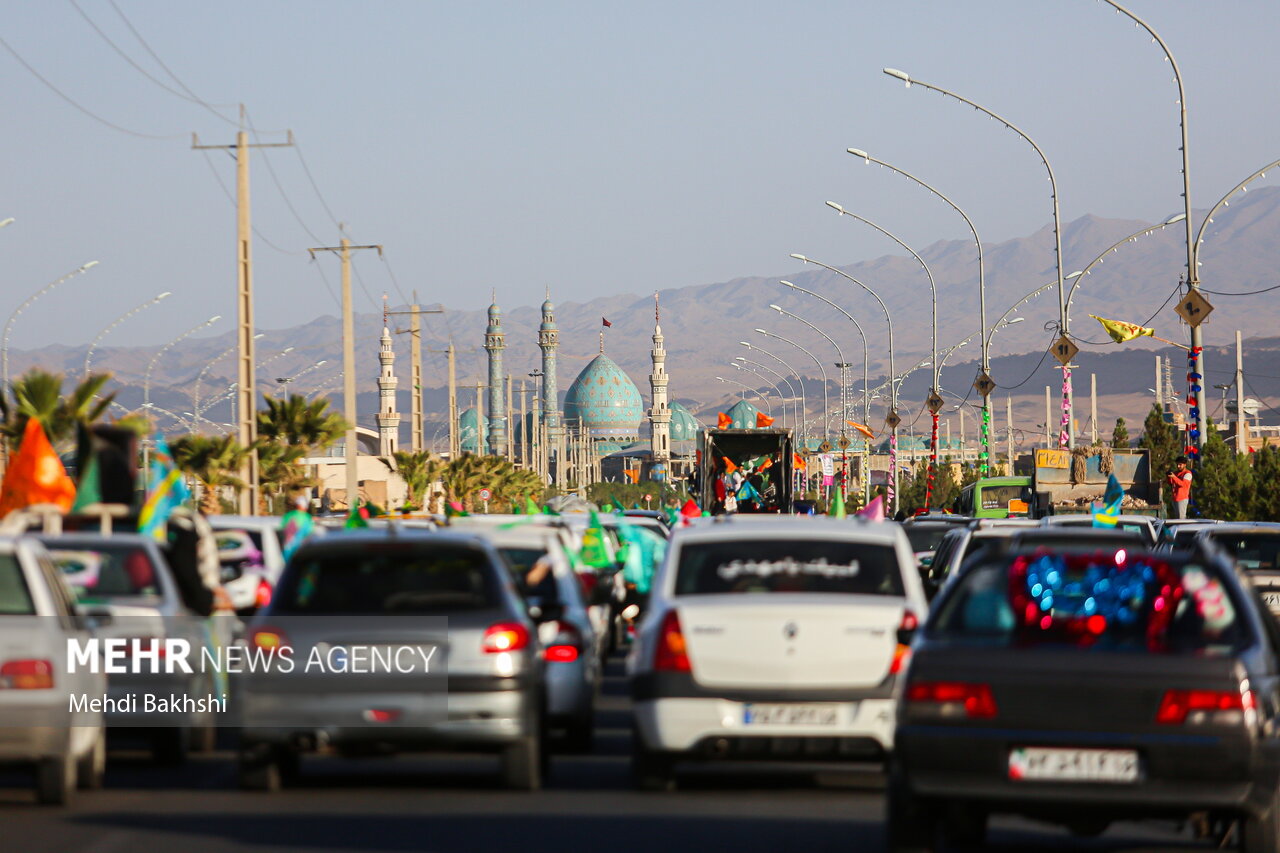 کاروان خودرویی جشن عید غدیرخم در قم