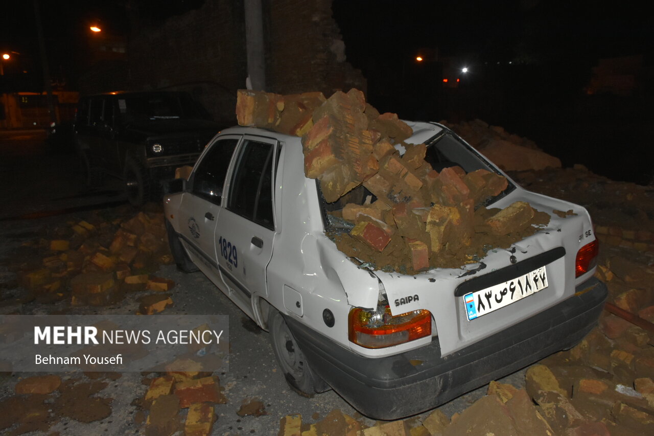 خسارت شدید باران و طوفان اراک