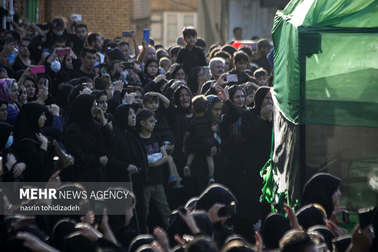 آیین سنتی خیمه سوزان در کرمانشاه