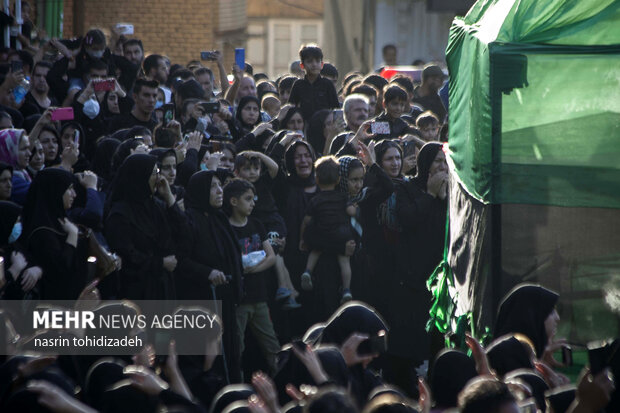 آیین سنتی خیمه سوزان در کرمانشاه