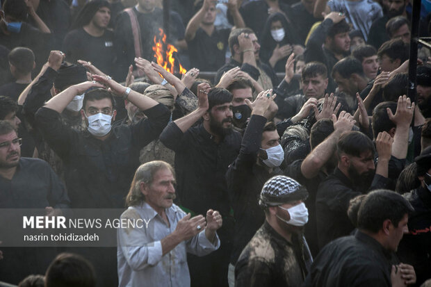 آیین سنتی خیمه سوزان در کرمانشاه