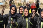 فعالیت آتش نشانان زن در تهران آغاز شد