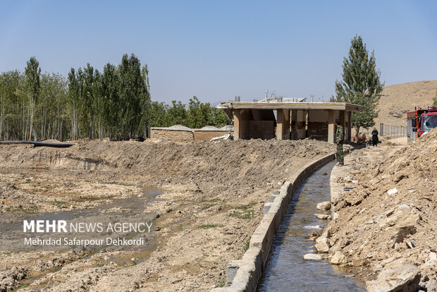 روستای بارده ۲ماه پس از سیل