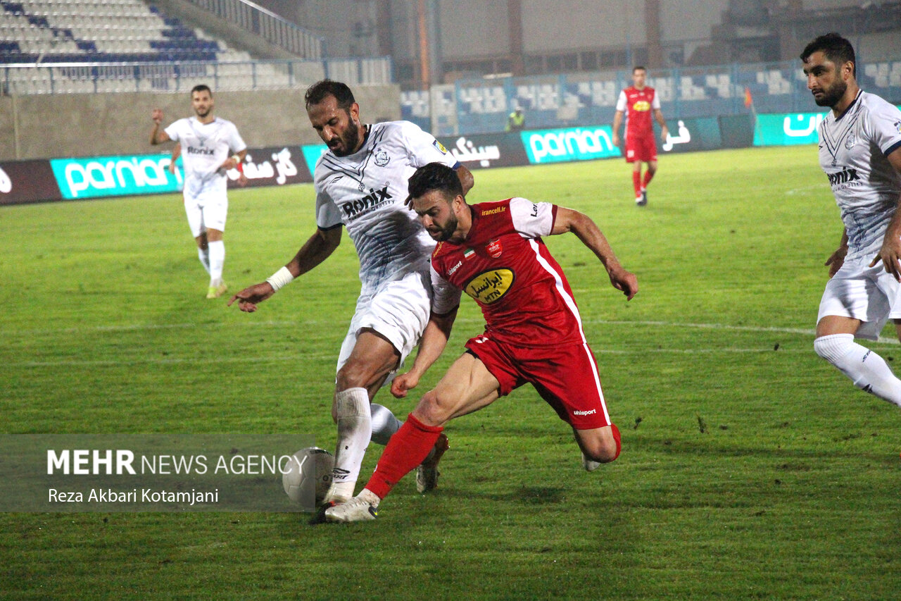 شکست ملوان در برابر پرسپولیس تهران