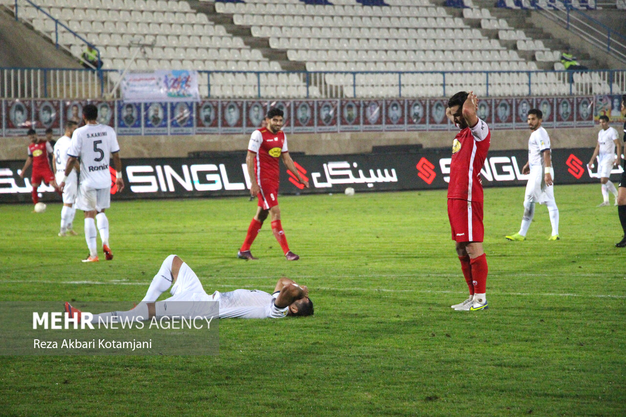 شکست ملوان در برابر پرسپولیس تهران