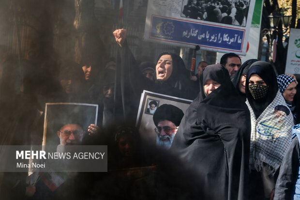 راهپیمائی 13 آبان مردم تبریز
