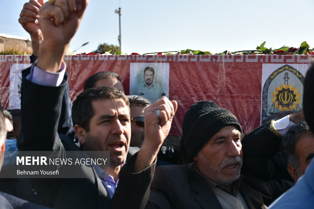 مراسم وداع و تشییع پیکر مطهر شهید مدافع وطن سجاد فراهانی