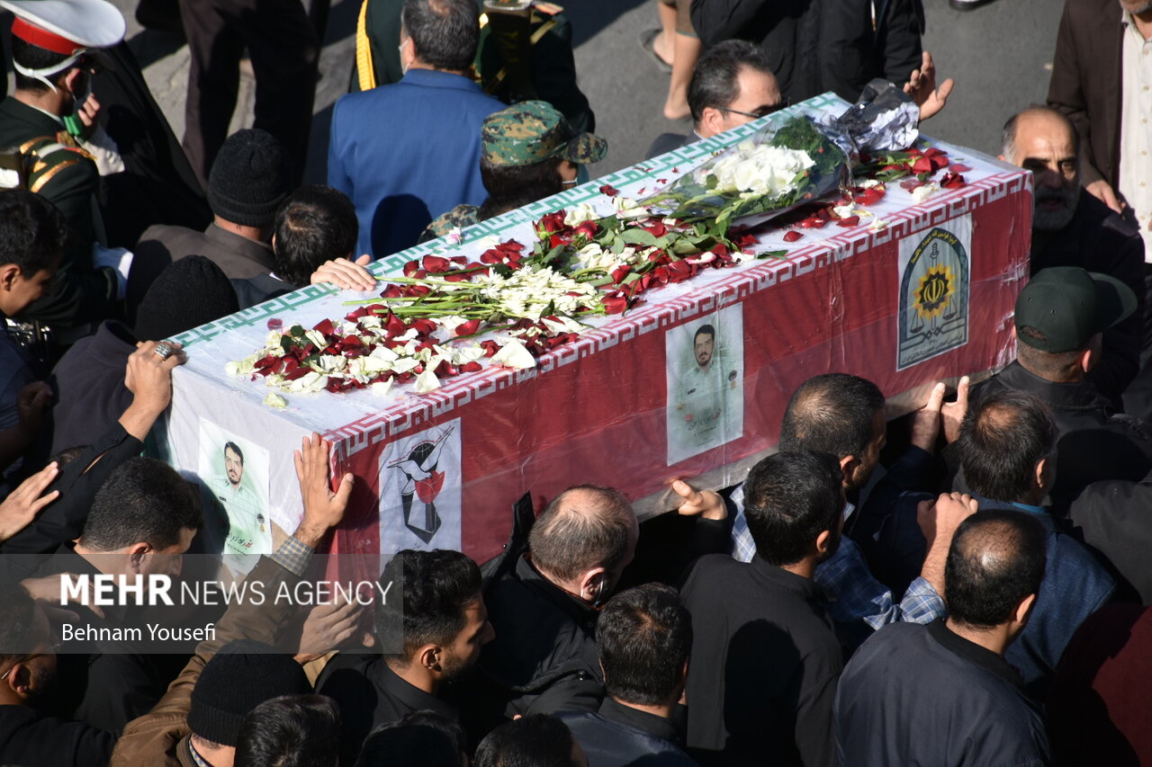 مراسم وداع و تشییع پیکر مطهر شهید مدافع وطن سجاد فراهانی