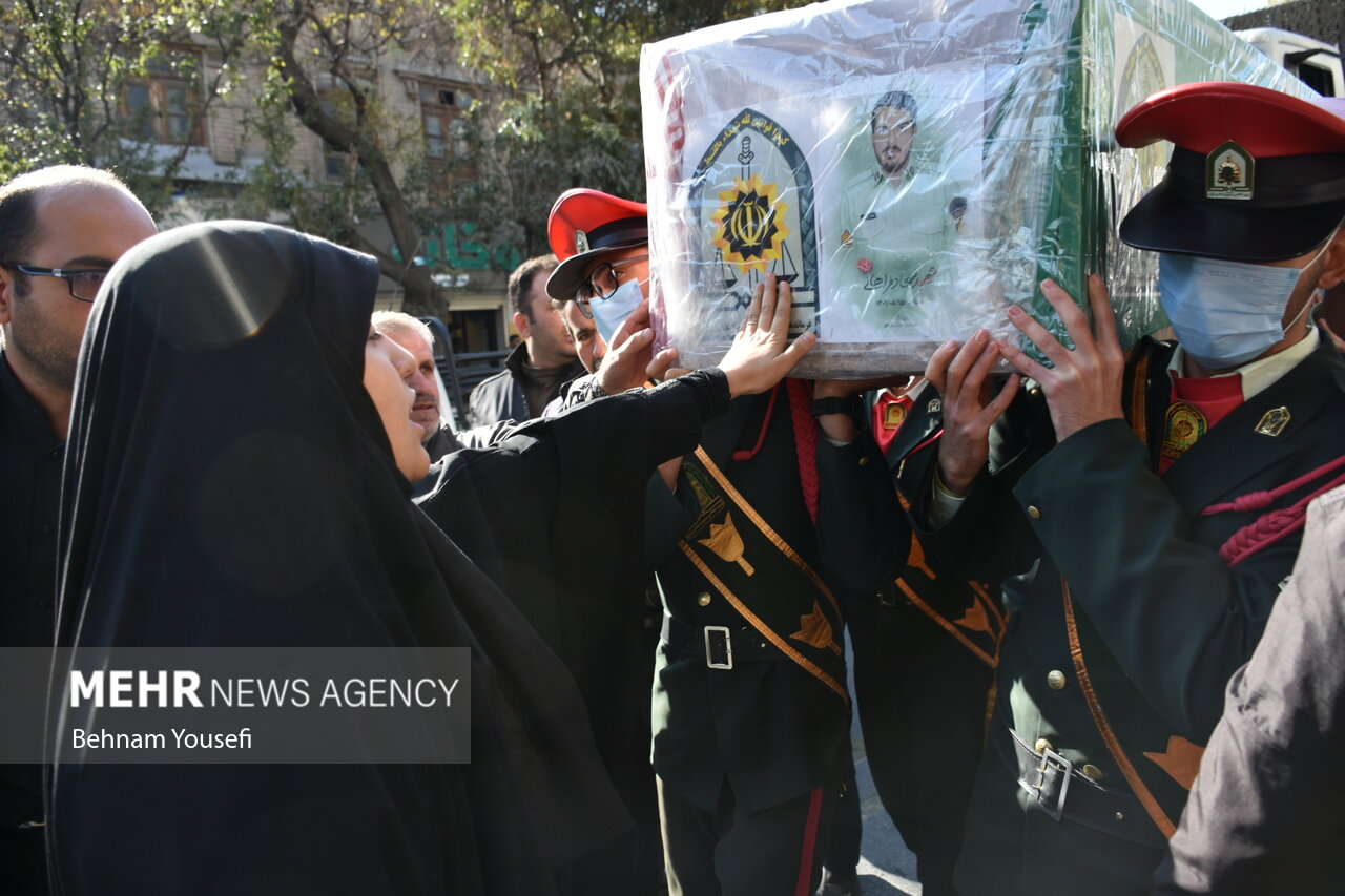 مراسم وداع و تشییع پیکر مطهر شهید مدافع وطن سجاد فراهانی