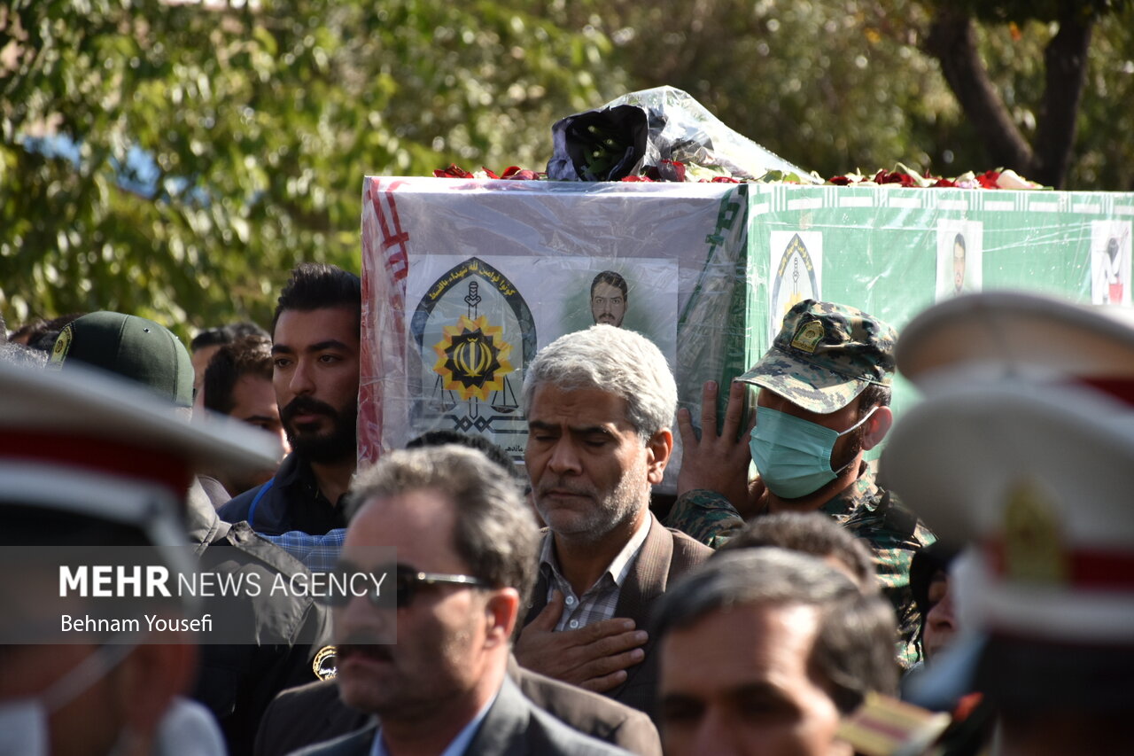 مراسم وداع و تشییع پیکر مطهر شهید مدافع وطن سجاد فراهانی