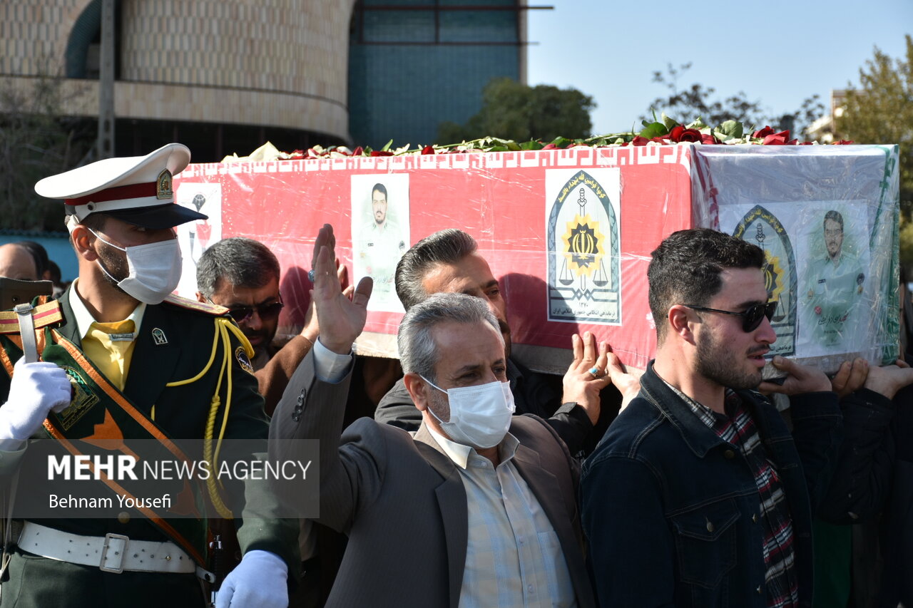 مراسم وداع و تشییع پیکر مطهر شهید مدافع وطن سجاد فراهانی