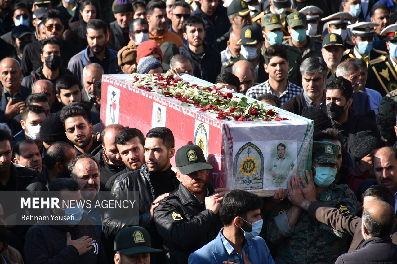 مراسم وداع و تشییع پیکر مطهر شهید مدافع وطن سجاد فراهانی