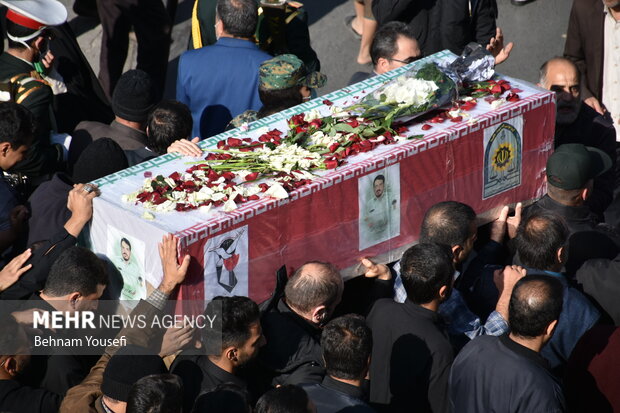 مراسم وداع و تشییع پیکر مطهر شهید مدافع وطن سجاد فراهانی