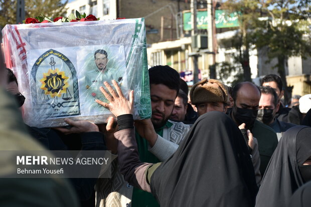 مراسم وداع و تشییع پیکر مطهر شهید مدافع وطن سجاد فراهانی