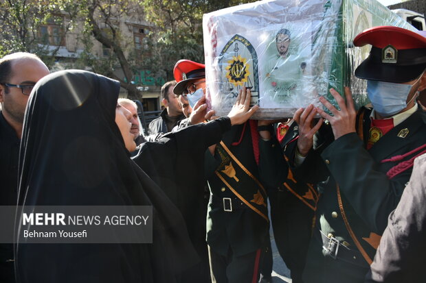 مراسم وداع و تشییع پیکر مطهر شهید مدافع وطن سجاد فراهانی