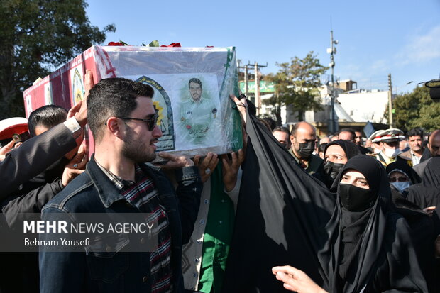 مراسم وداع و تشییع پیکر مطهر شهید مدافع وطن سجاد فراهانی