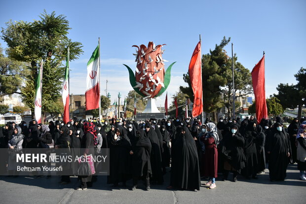 مراسم وداع و تشییع پیکر مطهر شهید مدافع وطن سجاد فراهانی