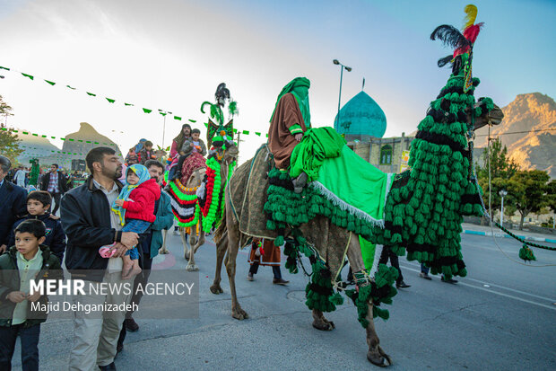 مراسم استقبال از کاروان نمادین امام رضا(ع)