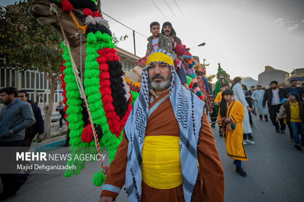 مراسم استقبال از کاروان نمادین امام رضا(ع)