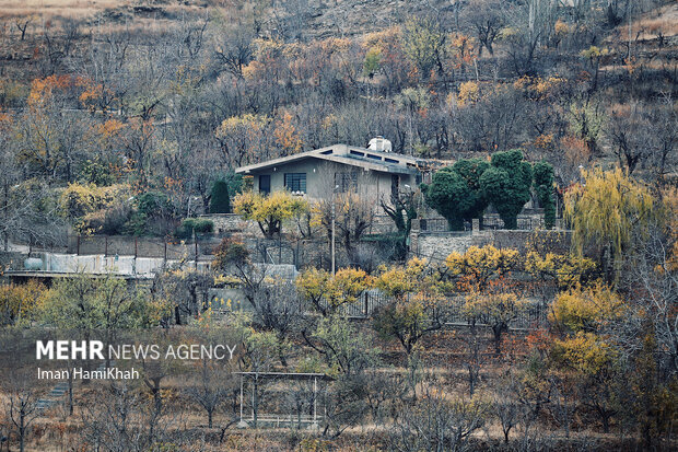 طبیعت پاییزی گنجنامه همدان