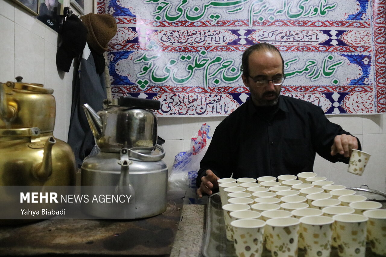 مراسم عزاداری دهه اول فاطمیه در کرمانشاه