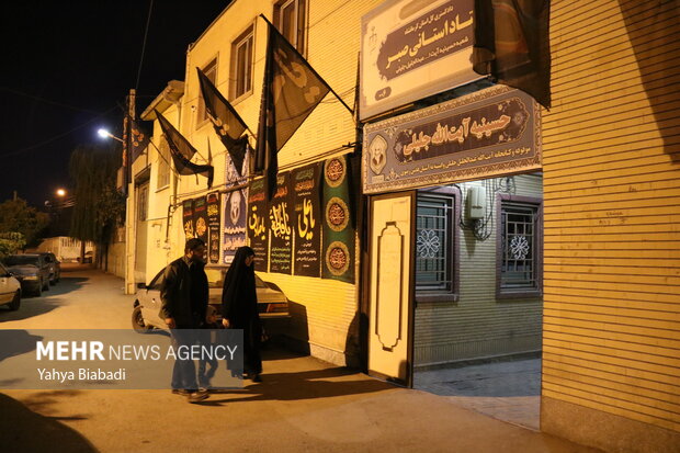 مراسم عزاداری دهه اول فاطمیه در کرمانشاه