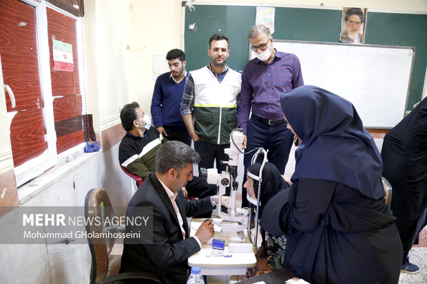 بیمارستان صحرایی درویشی بخش شنبه و طسوج بسیج جامعه پزشکی بوشهر