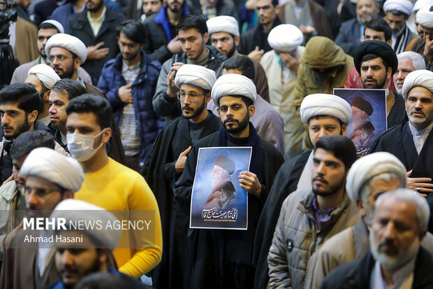 تجمع اعتراضی حوزویان مشهد
