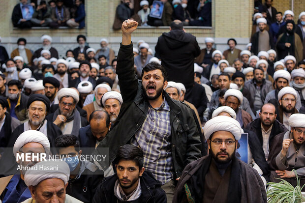 تجمع اعتراضی حوزویان مشهد