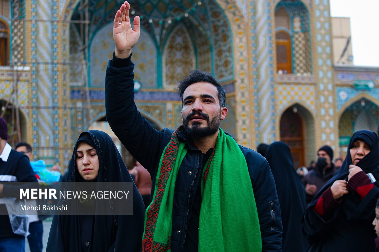 مراسم عزاداری شهادت امام هادی (ع) در قم