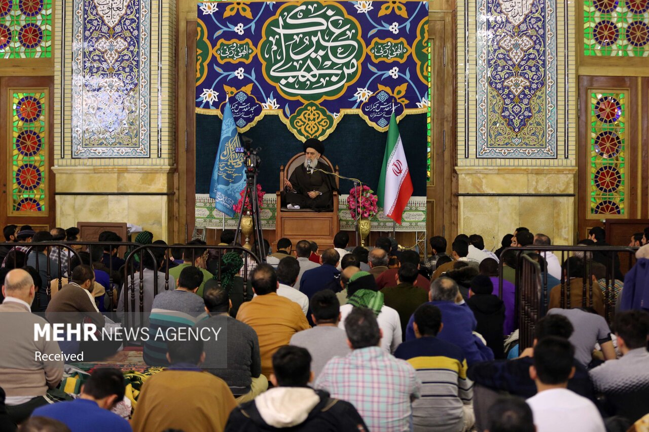 مراسم معنوی اعتکاف در مسجد مقدس جمکران