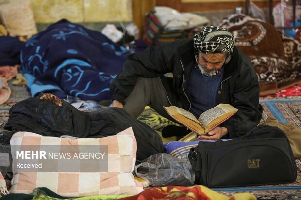 مراسم معنوی اعتکاف در مسجد مقدس جمکران