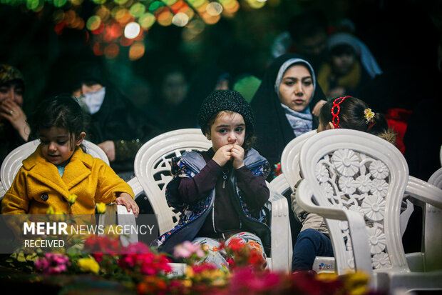 حجت‌الاسلام محمد قمی در جشن مردمی نیمه شعبان در محله نیروهوایی شرق تهران حضور یافت