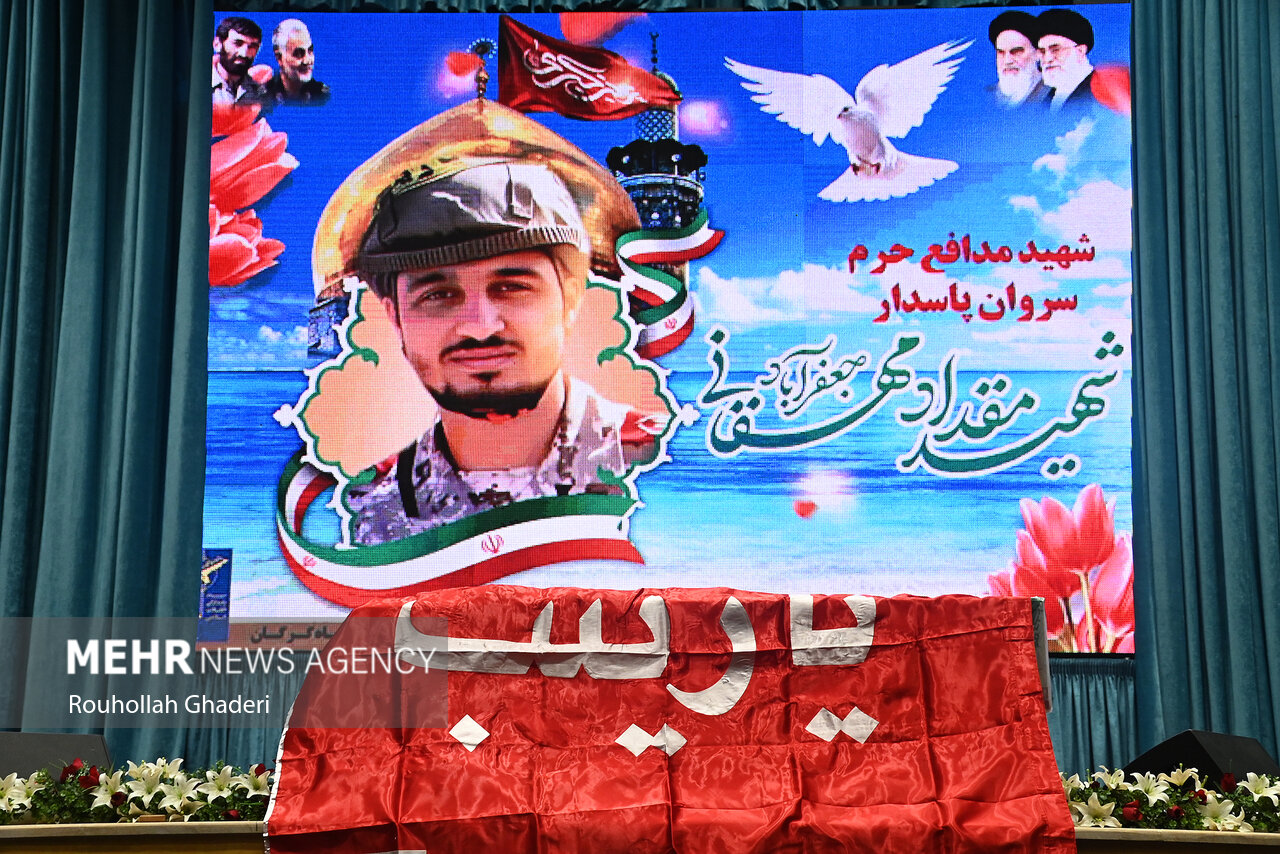 تشییع باشکوه شهید «مقداد مهقانی» در گرگان