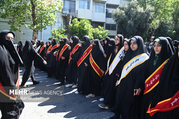 تشییع باشکوه شهید «مقداد مهقانی» در گرگان