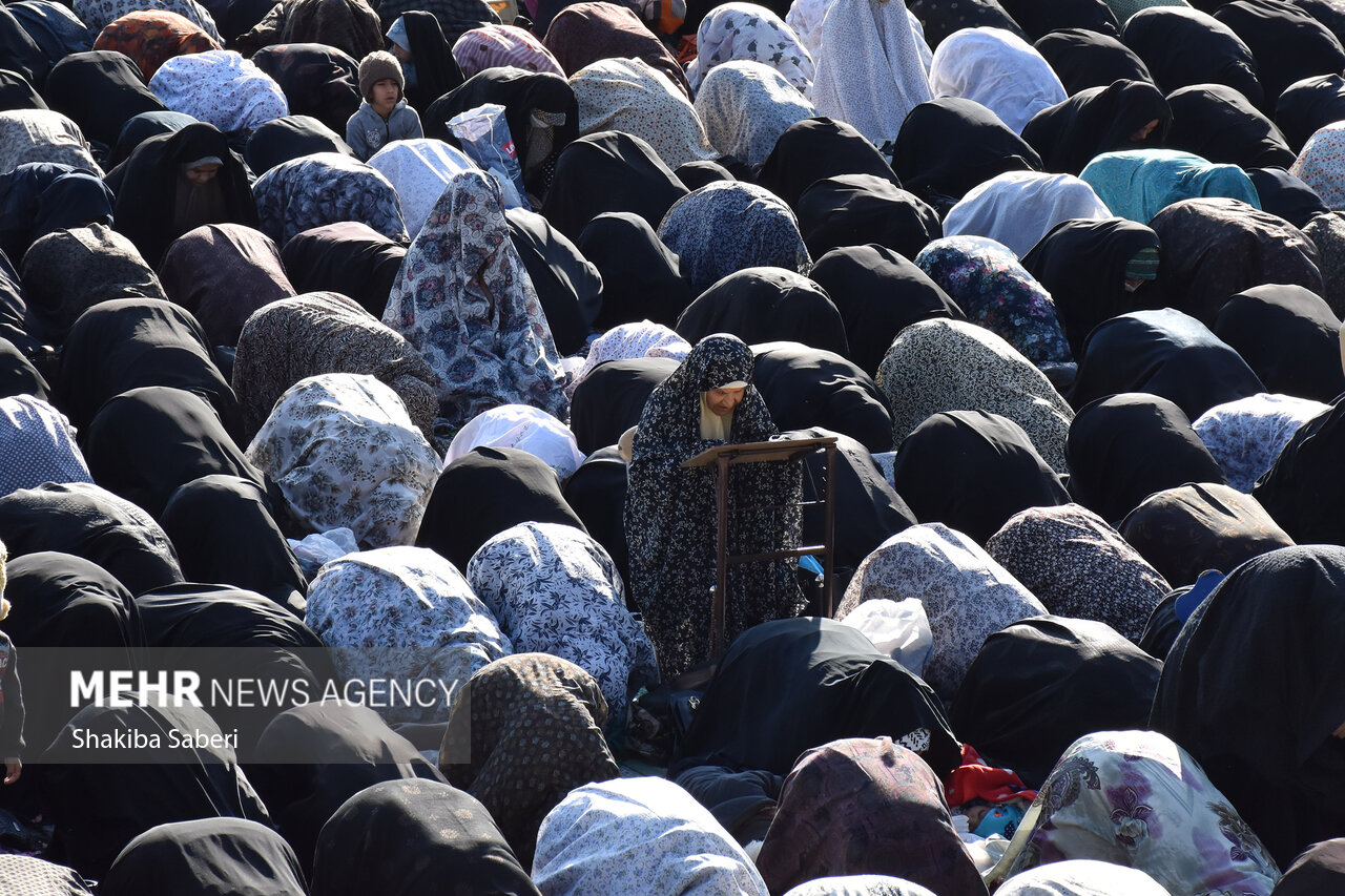 نماز عید فطر در کرمان