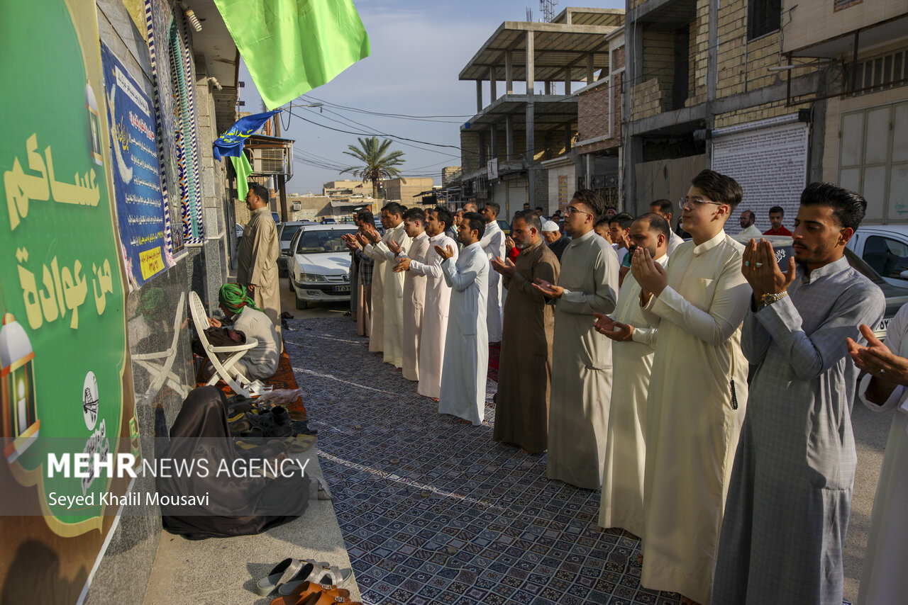 نماز عید فطر در  اهواز