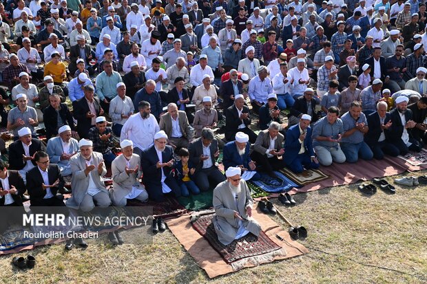 نماز عید فطر اهل سنت در گنبدکاووس