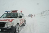 نجات جان ۱۲۰ نفر از گرفتارشدگان در برف و کولاک خلخال