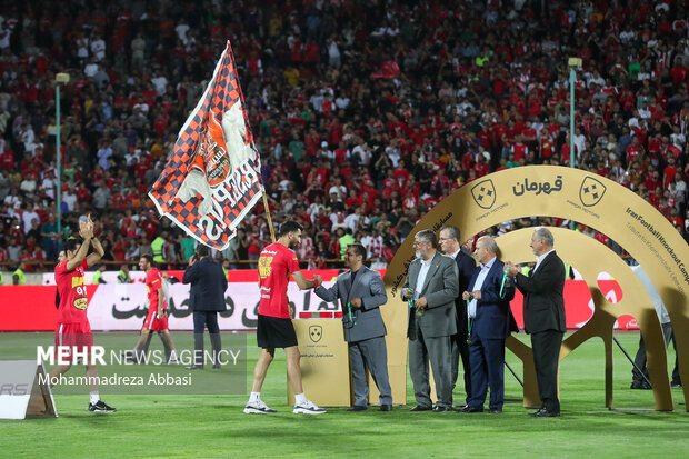 جشن قهرمانی پرسپولیس در جام حذفی فوتبال ایران