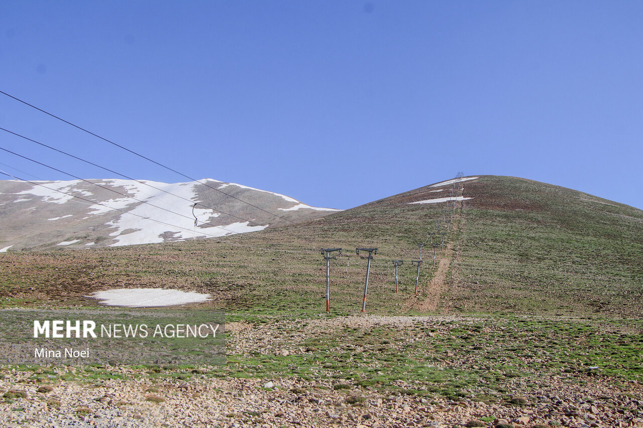 بازدید خبرنگاران از پیست اسکی سهند