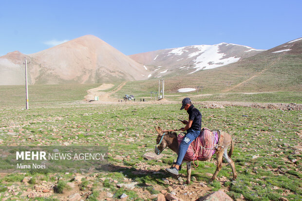 بازدید خبرنگاران از پیست اسکی سهند