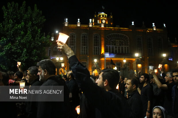 مراسم شام غریبان حسینی در تبریز