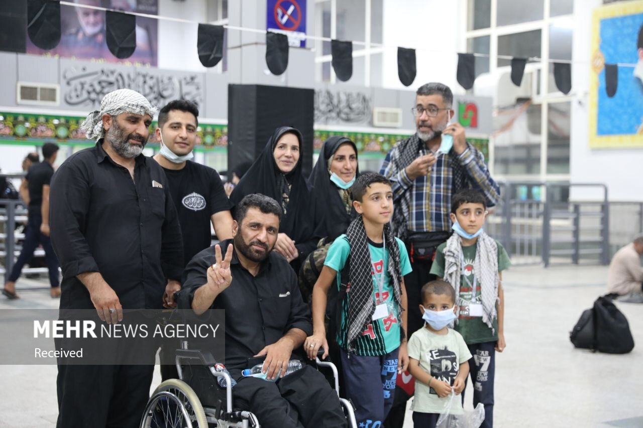 تردد زوار اربعین حسینی از مرز مهران